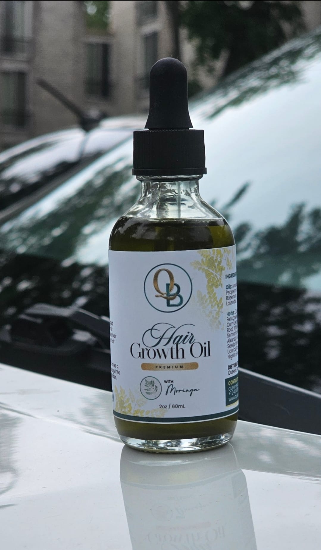 QueenE Botanicals Hair Growth Oil with Moringa